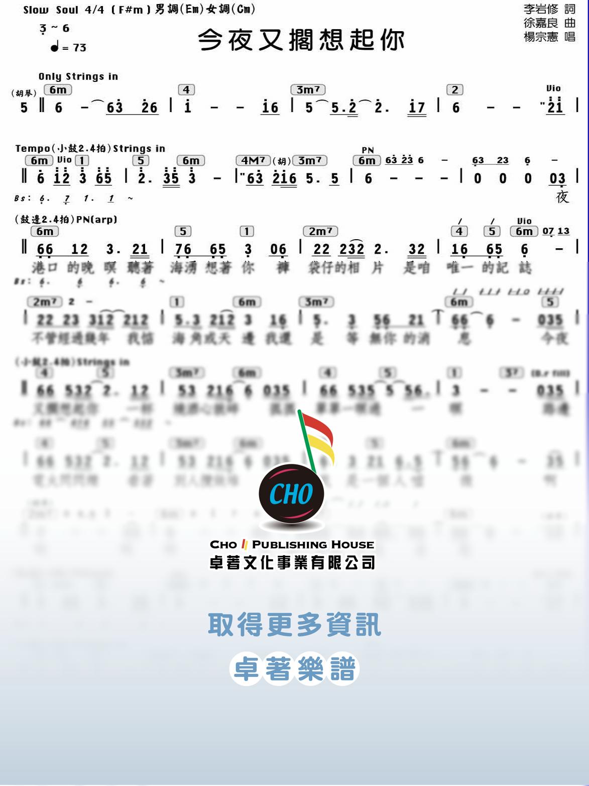 今夜又擱想起你